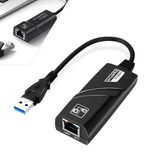 Adaptador Ethernet Usb 3.0 Rj45 Rede Gigabit 10/100/1000cabo