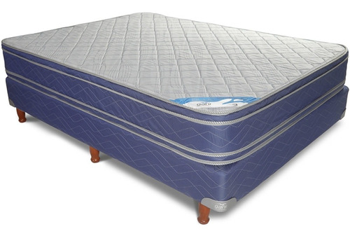 Sommier Gani Blue Spring 2 1/2 Plazas De 190cmx140cm  Pillow