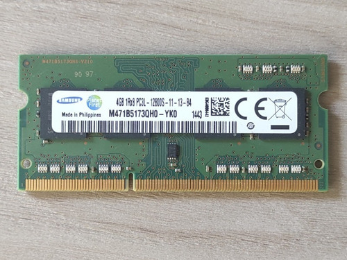 Memoria Ram 4gb Ddr3l Pc3l-12800s Samsung M471b5173qh0-yk0