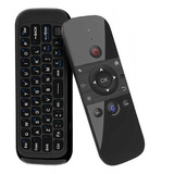 Controle Remoto Air Mouse W1 Voz Giroscópio Android Tv Box