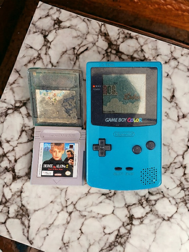 Gameboy Color Azul Turquesa + Super Mario Deluxe