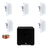 Kit De Caixas Para Home Theater 5.1 Canais - Cabo De Brinde