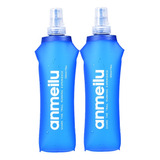 2pcs 500ml Soft Flask Botella Para Correr Silicone Plegable