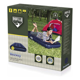 Colchon Inflable Individual Pavillo Modelo 67000 Color Azul