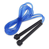 Soga De Saltar Pvc Cable Boxeo Largo Regulable Speed Fitness Color Azul