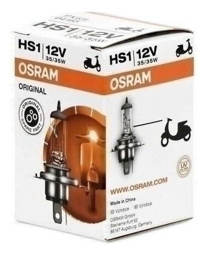 Bombillo Osram Hs1 12v 35/35w Estándar Moto H4