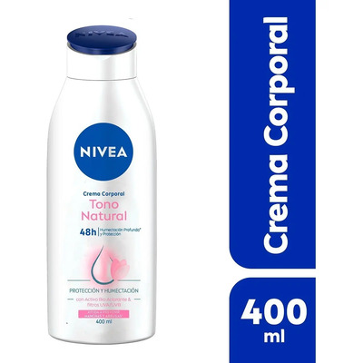 Nivea Crema Corporal Humectante Aclarado Natural 400 Ml | MercadoLibre