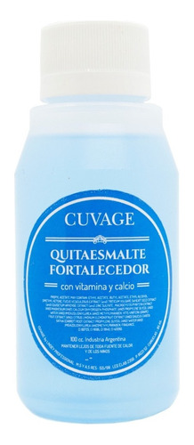 Cuvage Quitaesmalte Fortalecedor Uñas Manicuria Calcio 100ml