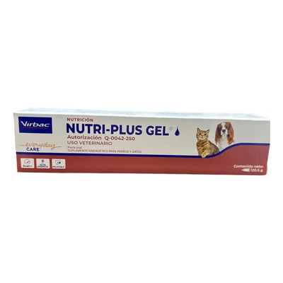 Virbac Nutri Plus Gel Suplemento Energético Perros Gatos Tubo 120g | Meses sin interés