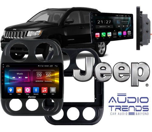 Multimedia Android Wifi Gps Mirror Link Jeep Compass Patriot