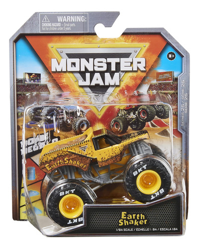 Monster Jam Earth Shaker, Camion Monstruo Truck 1:64