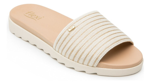 Sandalia Flexi Para Mujer Estilo 107112 Beige