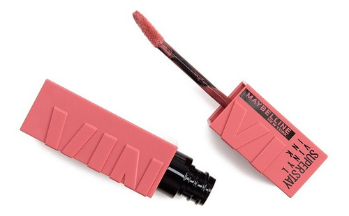 Batom Líquido Maybelline Ny Superstay Vinyl Ink- 15 Peachy