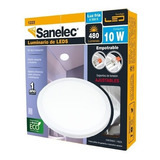 Luminario Led Circular Ajustable Luz Fría 10w - 1223 Sanelec