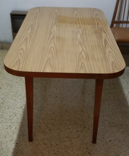 Mesa Madera Formica Comedor Cocina Retro Americana 70's