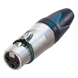 Conector Xlr Hembra De 3 Polos Neutrik Nc3fxx-emc