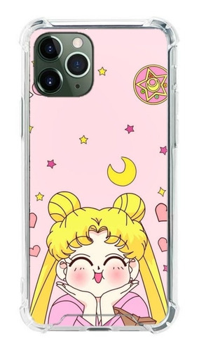 Funda Sailor Moon B Para iPhone Antigolpes