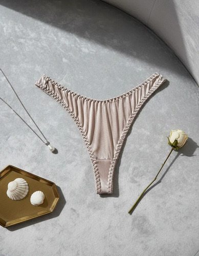 3 Tanga Satinada Lisa Importada De Japón Xl - Xxl