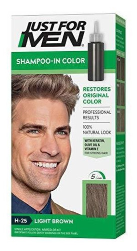 Tinte Para Hombres Con Keratina Y Vitamina E - Light Brown