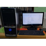 Cpu + Monit Intel I5, 8gb Ram, 500gb Ssd, 1tb Hdd, LG 18,5 