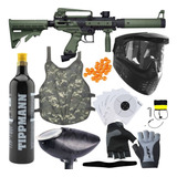 Paquete Tippmann Cronus Olivo Táctico Paintball Tanque Xtm P