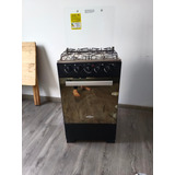 Estufa Vidrio Haceb 50 Cms Gas Negra Con Horno Y Gratinador