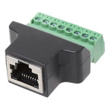 Cable Ethernet Rj45 Hembra A Tornillo Terminal De 8 Pines