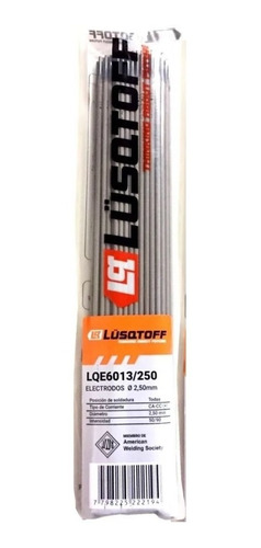 Electrodo Lusqtoff 6013 Punta Azul 2,50 Mm Precio X Kg