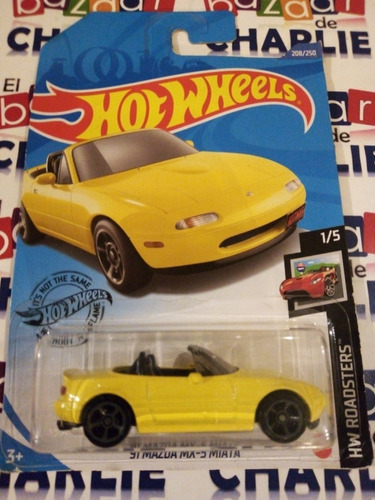 Hot Wheels | Mazda Mx-3 Miata Amarillo