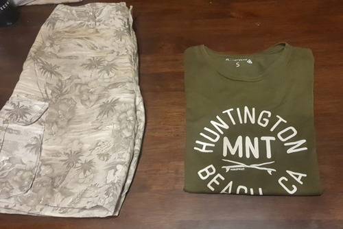 Bermuda Zara Man S + Remera De Regalo S