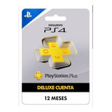 Playstation Plus Deluxe 12 Meses Ps4