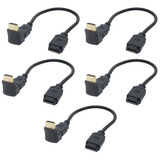 Kit 5 Cabos Hdmi 30 Cm Cm Pequeno Curto P/ Chromecast Etc.