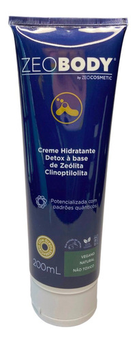 Creme Hidratante Detox De Zeólita Zeobody Perfumado 200ml