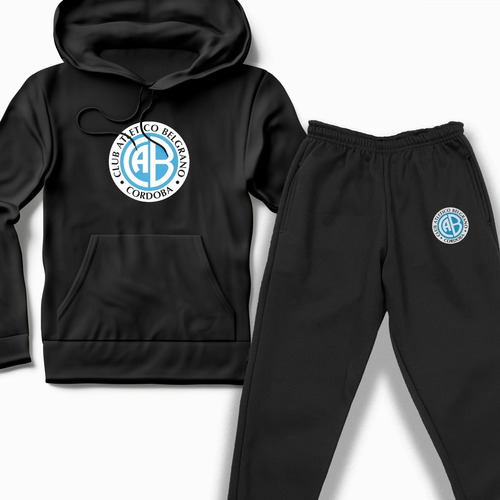 Conjunto Niño Buzo Canguro Pantalon Jogging Futbol Argentino