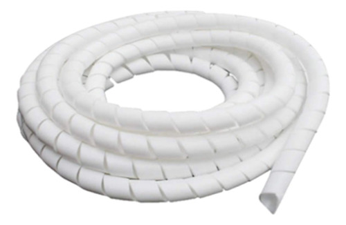 Espiral Organizador Cables Techtools 19mm 10m Color Blanco