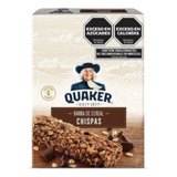 Barra De Cereal Quaker Chispas De Chocolate 156 Gr Desayuno