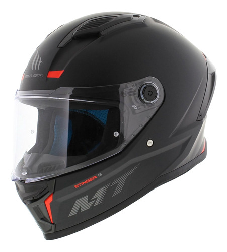 Casco Integral Deportivo Negro Mate Certificado Dot Y Ece