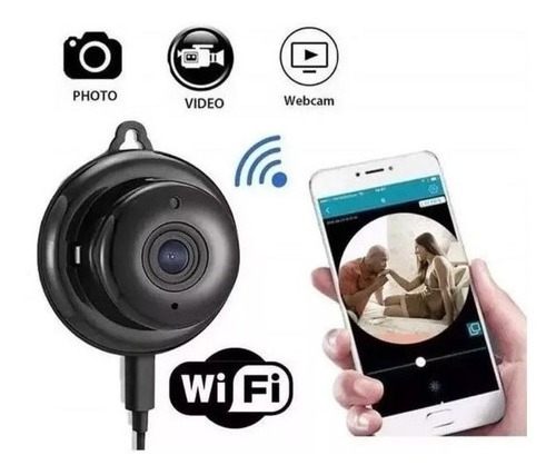 Micro Câmera Spy Segurança Ip Wifi 720p Hd Visão Noturna