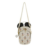 Crossbody Disney Mickey Mouse Orejas Porta Celular Beige