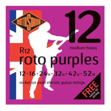 Encordado P/guitarra Electrica Rotosound R12-52 Roto Purples