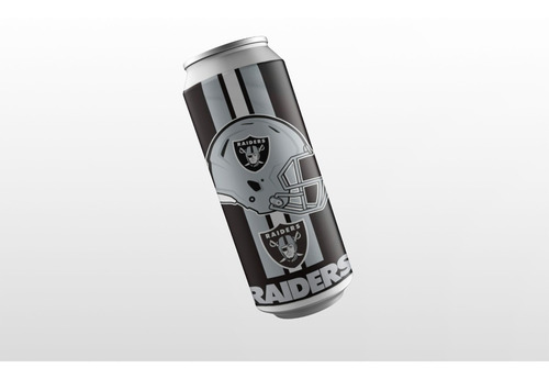 [ Termo Lata 500 Ml ] Las Vegas Raiders Nfl 1