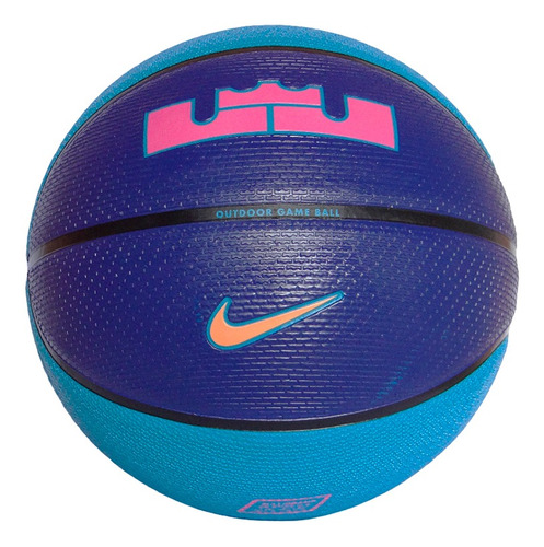 Balon Baloncesto Nike Playground 2.0 8p L James #7-azul Rey