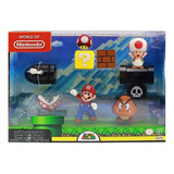 Súper Mario Acorn Plains Figure Set Juguete Nintendo