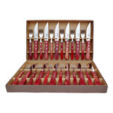 Set X24 Cubierto Churrasco Jumb Polywood Tramontina P/ Asado