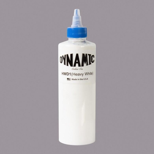 Tinta Para Tatuar Dynamic Dynamic Heavy White 8 Oz.