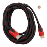 Volver Cable Hdmi 3 Metros Doble Filtro Mallado Punta Dorada