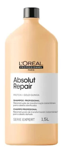 L'oréal Shampoo Absolut Repair Gold Quinoa + Protein 1,5l