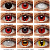 Lentes De Contacto Naruto Varios Modelos