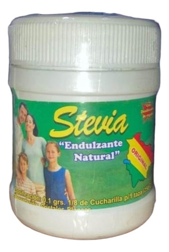 Stevia Cristalizada ,frasco Pequeño 
