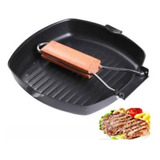 Sartén Antiadherente Tipo Parrilla Plancha Grill 20cm